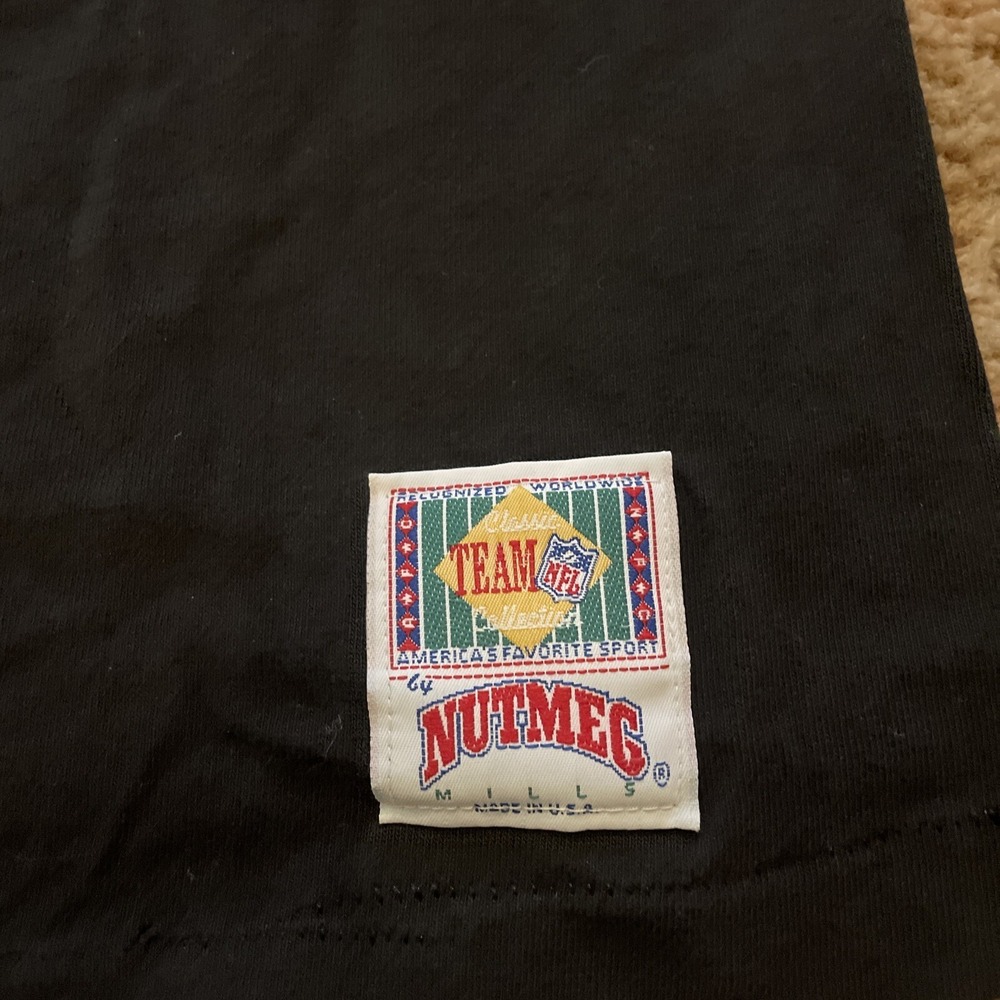 Nutmeg 1993 Jim Kelly & Thurman Thomas Buffalo Bills T-Shirt M Vintage Tee SS - Picture 2 of 8